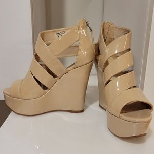 ALDO SIZE 7.5 PLATFORM WEDGES